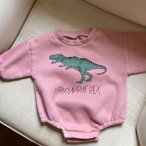 Girls 2t T-Rex Sweatshirt Bubble